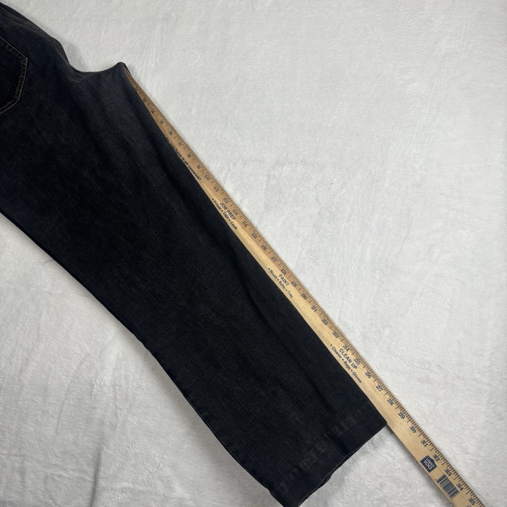 Lauren Jeans Co Patch Work Black Denim Pants Women's Size 16W Waist 36" x 29" - Picture 11 of 11
